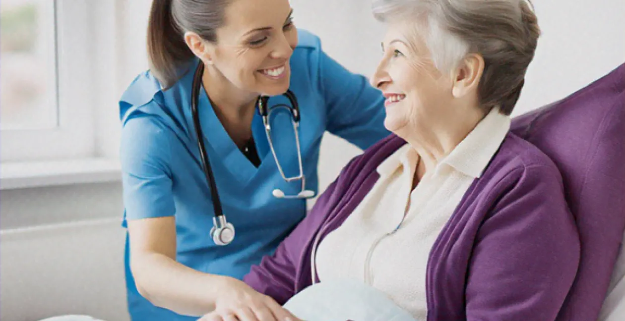 Professional reassurance for clients at risk of falls